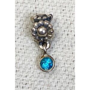 Authentic PANDORA Daisy Blue Dew Drop Dangle